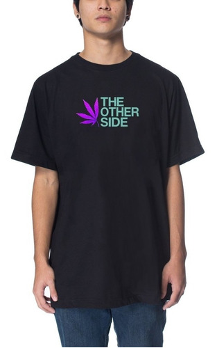 Other Culture Camiseta Preta - Hallucinogen Black Legalize