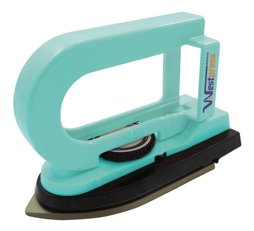 Imagem 1 de 9 de Mini Ferro De Viagem Portátil West Baby Azul Tiffany W770