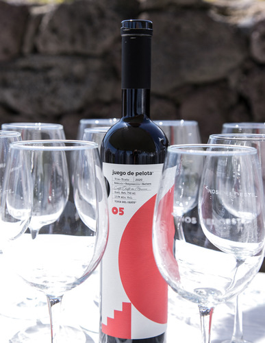 6 Botellas De Vino Tinto Juego De Pelota 05 Nebbiolo, Tempra
