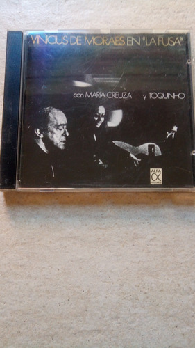 Vinicius De Moraes Toquinho Creuza La Fusa - Cd / Kktus 