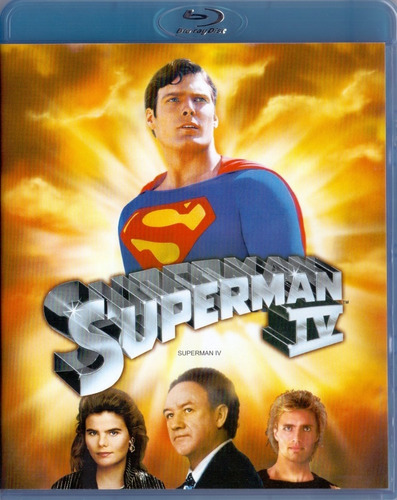 Superman 4 Cuatro Iv Christopher Reeve 1987 Pelicula Blu-ray