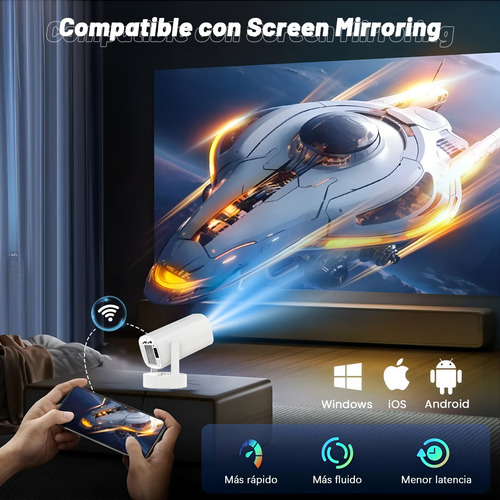 Portátil Proyector Automática 4k 5g Wifi Android Bluetooth