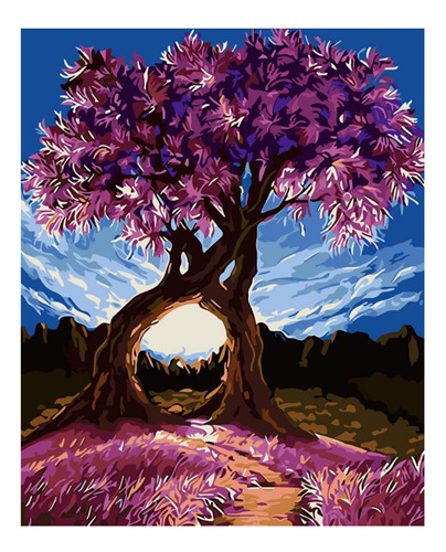 Lucky Tree Painting Set, Pintura Al Óleo Digital, 40*50cm