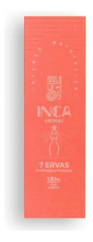 Incenso Inca - Natural E Artesanal Fragrância 7 Ervas - Purificação E Proteção