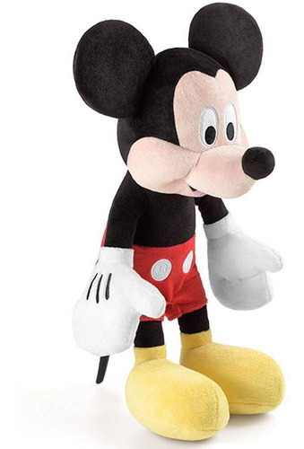 Brinquedo Pelucia Disney Com Som Mickey Multikids Br332