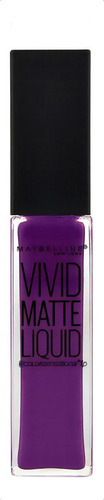 Labial Color Sensational Vivid Matte Liquid Maybelline Acabados Mate Color 45 Vivid Violet