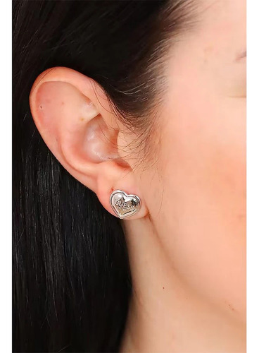 Aretes Para Mujer Guess Arracadas Oro Plata Para Dama Color Plateado3