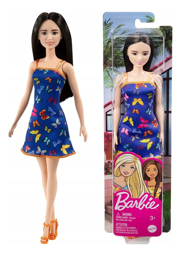 Barbie Muñeca Vestido Mariposa Azul Hbv06