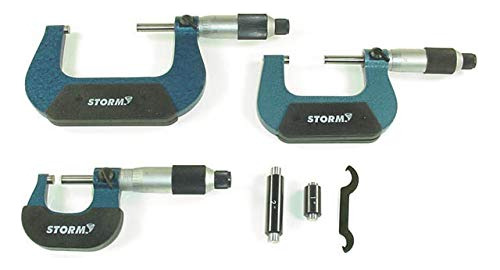 Central Tools Storm 3m113 Juego Micrometro 0 3 