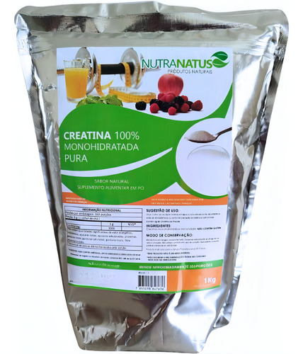 Creatina Monohidratada Importada Pura 1kg Importada