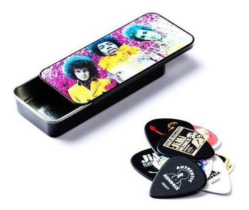 Uñetas Jim Dunlop Jh-pt01m Hendrix Med- Experienced Lata X12