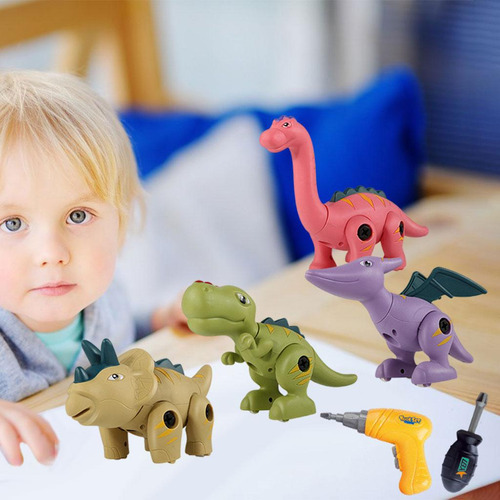 New Desmontar Juguetes De Dinosaurios Con Herramientas 7 Pcs