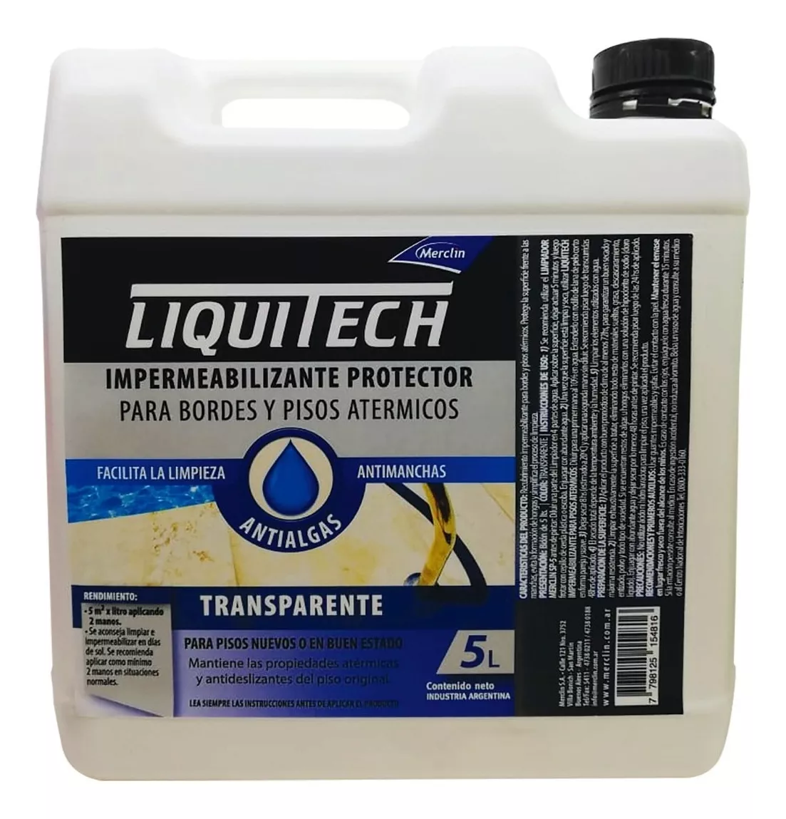 Tercera imagen para búsqueda de liquitech piletas