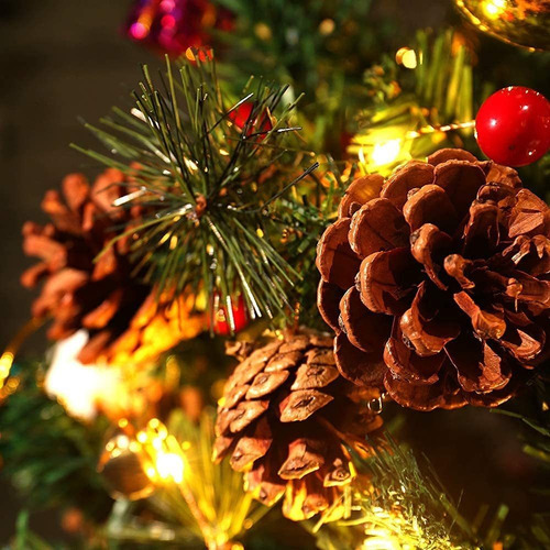 Guirnalda De Luces Navideñas De 2 M, 20 Ledes, Campana Roja