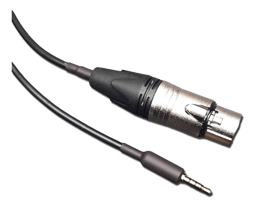 Cabo Gravação Microfone De Mão No Celular P3 Xlr Fêmea 3m