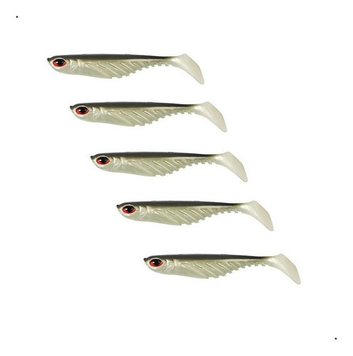 Señuelos Pesca Ripple Shad Berkley Cebos Plasticos Jig 10cm Color Smelt