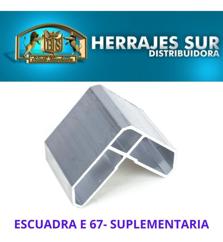 Imagen 2 de 6 de Accesorios Escuadras E67 Suplementaria X Unid
