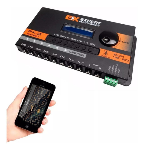 Crossover Processado Equalizado Expert Px2 Connect Bluetooth