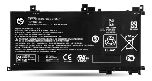 Bateria Hp Te03xl - Hp Pavilion 15-bc Series