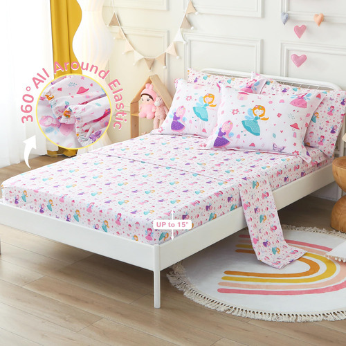 Viviland Edredón Doble Para Niñas Con Juego De Sábanas ' Jue