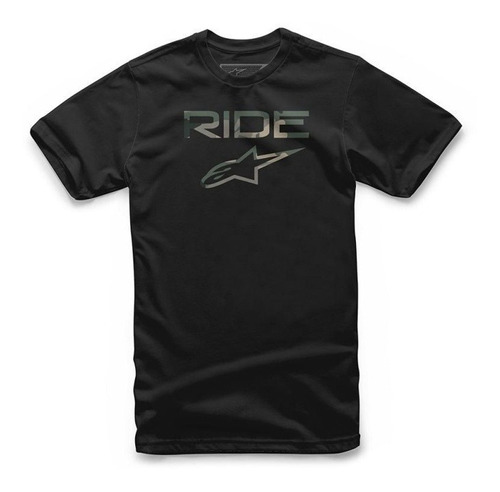 Camiseta Alpinestars Ride 2.0 Preto Camuflada