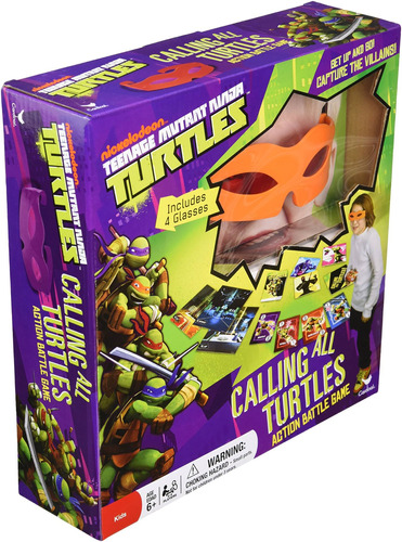 Teenage Mutant Ninja Turtles Calling All Tortugas Card Juego