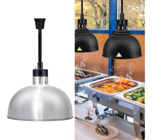 Lámpara Para Calentar Alimentos, Lámpara Plateada