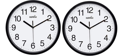 Yoobure Reloj De Pared Decorativo De Cuarzo Silencioso De 10