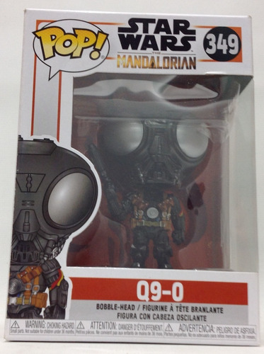 Funko Pop 349 Q9-0 Star Wars Mandalorian Cabeza Oscilante