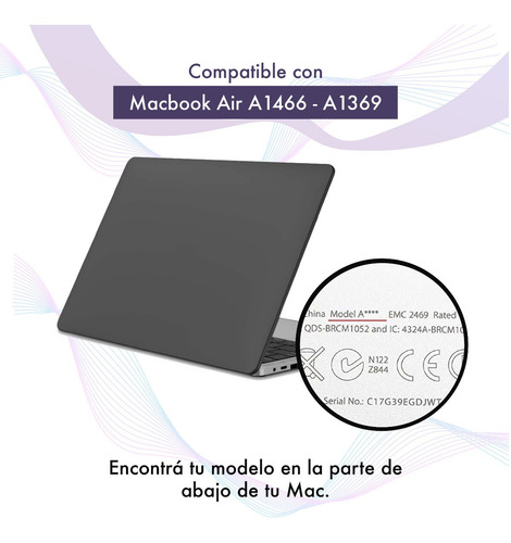 Protector Acrilico Compatible Macbook Air 13 A1369 A1466