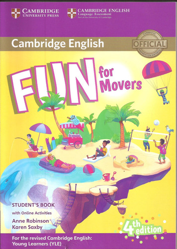 Fun For  Movers- Student`s W/download Audio **4th Edition* K