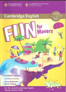 Fun For Movers- Student`s W/download Audio **4th Edition* K