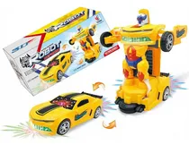 Comprar Auto Robot Transformers Con Luz, Sonido Y Movimiento