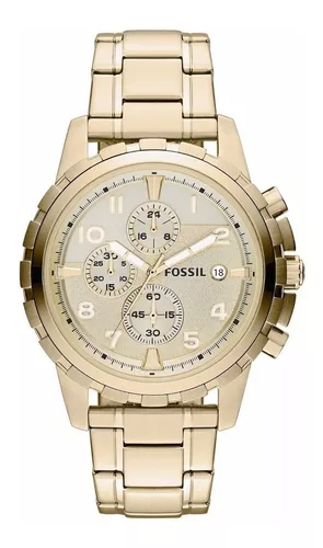 Reloj Fossil Neutra FS5381 para Hombre Cronometro Acero Inoxidable Dorado  Negro | Oechsle