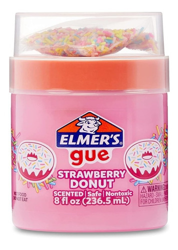 Slime Elmers Gue Strawberry Donut
