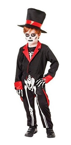 Disfraz Niño - Bristol Novelty Cc942 Mr. Bone Jangles Costum