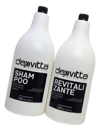 Kit Lavatório Shampoo 2500ml - Revitalizante 2500ml Dexvitta