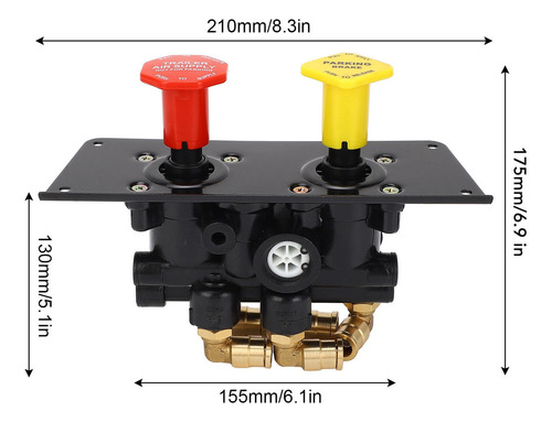 Para Válvula De Freno Mv3 Dash Control De Alta Estabilidad 8