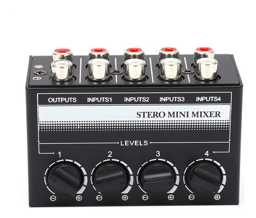 Minicontrolador Pasivo Estéreo Signal Mixer, Hub De 4 Canale