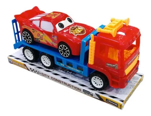Cars Cami n Grua M s Carro Rayo Mcqueen Juguete Transporte