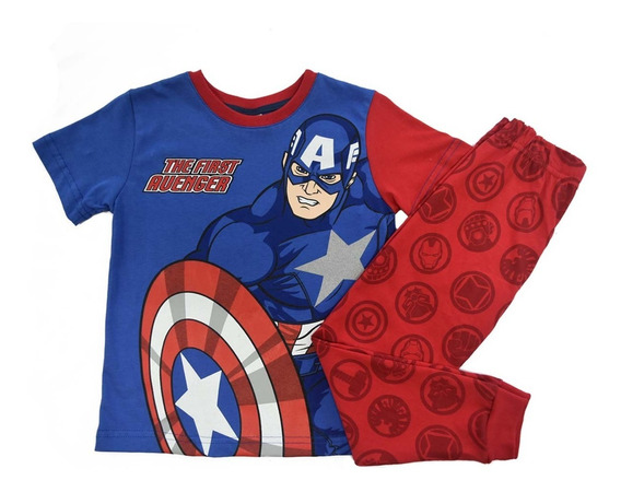 Pijama para Hombre Marvel Avengers Capitán América 