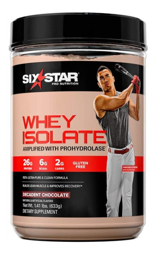 Imagen 1 de 6 de Proteina Six Star Whey Isolate Plus , 1.40lbs 20serv