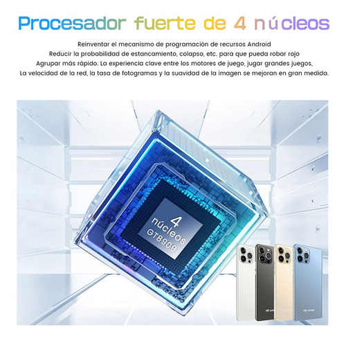 Imagen 4 de 10 de Smartphone Android I13 Pro Max 5.0 Pulgadas Ram2gb Rom8gb 4g