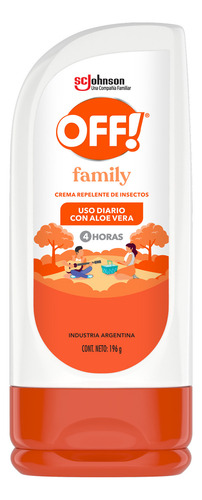 Repelente Para Mosquitos Off Crema X200 Grs - 6 Unidades