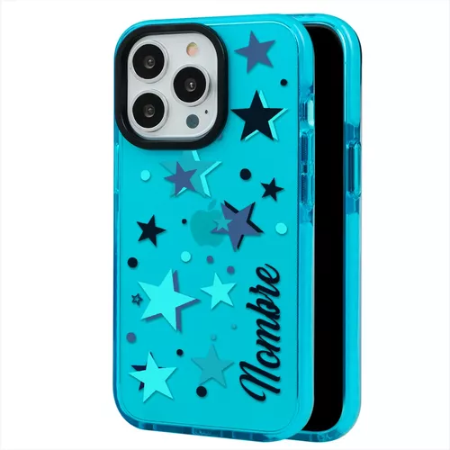 Funda Antigolpes Para iPhone 14 Pro estrellas azules, Uso Rudo, InstaCase  Protector para iPhone 14 Pro antigolpes, Case anticaídas estrellas azules