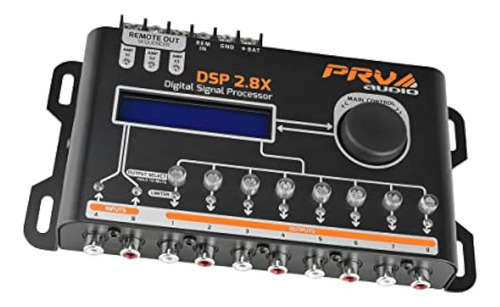Prv Audio Car Audio Dsp 2.8x Crossover Digital Y Ecualizador