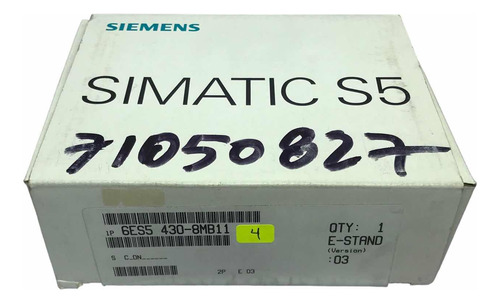 Siemens 6es5 430-8mb11 Mod D Entrada Digital 6es5430-8mb11 4