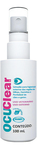 Higienizador Facial Ocuclear 100ml - Ecovet