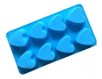 Comprar Molde De Silicón Corazón Cupcakes Jabones  Velas Repostería 