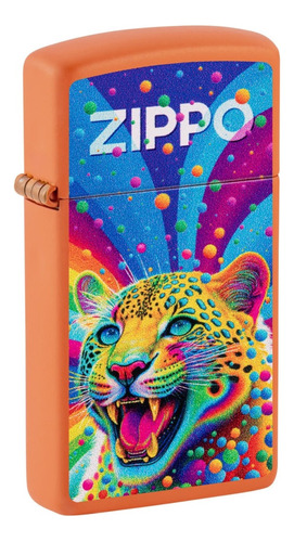 Encendedor Zippo 46018 Slim Leopard Original Garantia